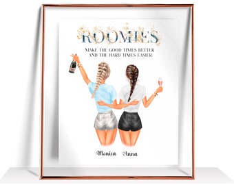 Dorm Decor Roommate Gift Dorm Decor For College Girls Dorm Room Decor Roomies Gifts Dorm Room Posters Roomie Gift Roommate Graduation Gift