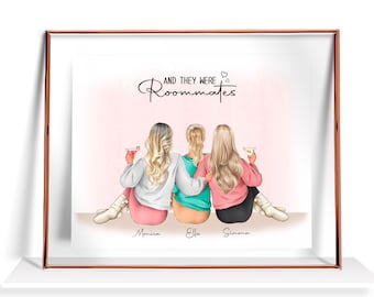Roommate Gift Dorm Decor Roommate Gift Dorm Decor For College Girls Dorm Room Decor Roomies Gifts Dorm Room Poster Dorm room sign Wall art