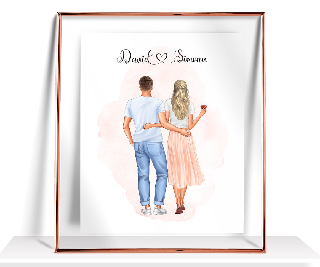 Couples Gift Valentines Day Gift for Him Personalized Gift for Couple ...