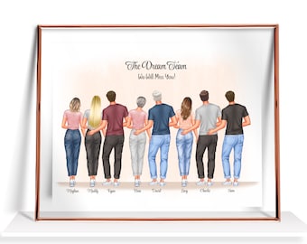 Coworker Leaving Gift Colleague Leaving Print Personalized Colleagues Gifts Coworker Christmas Gifts Colleagues Gift Ideas Birthday Gift