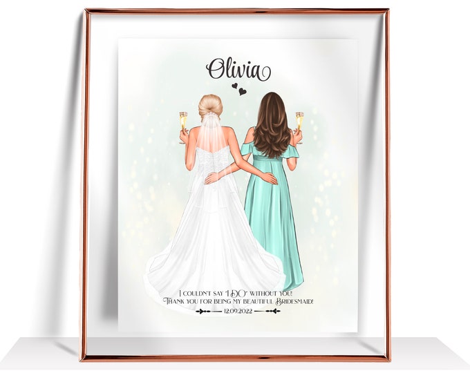 Best Friend Gifts Personalized Gift for Her Best Friend Print Sister Gift  Friendship Gift for Women Best Friend Birthday Gifts 