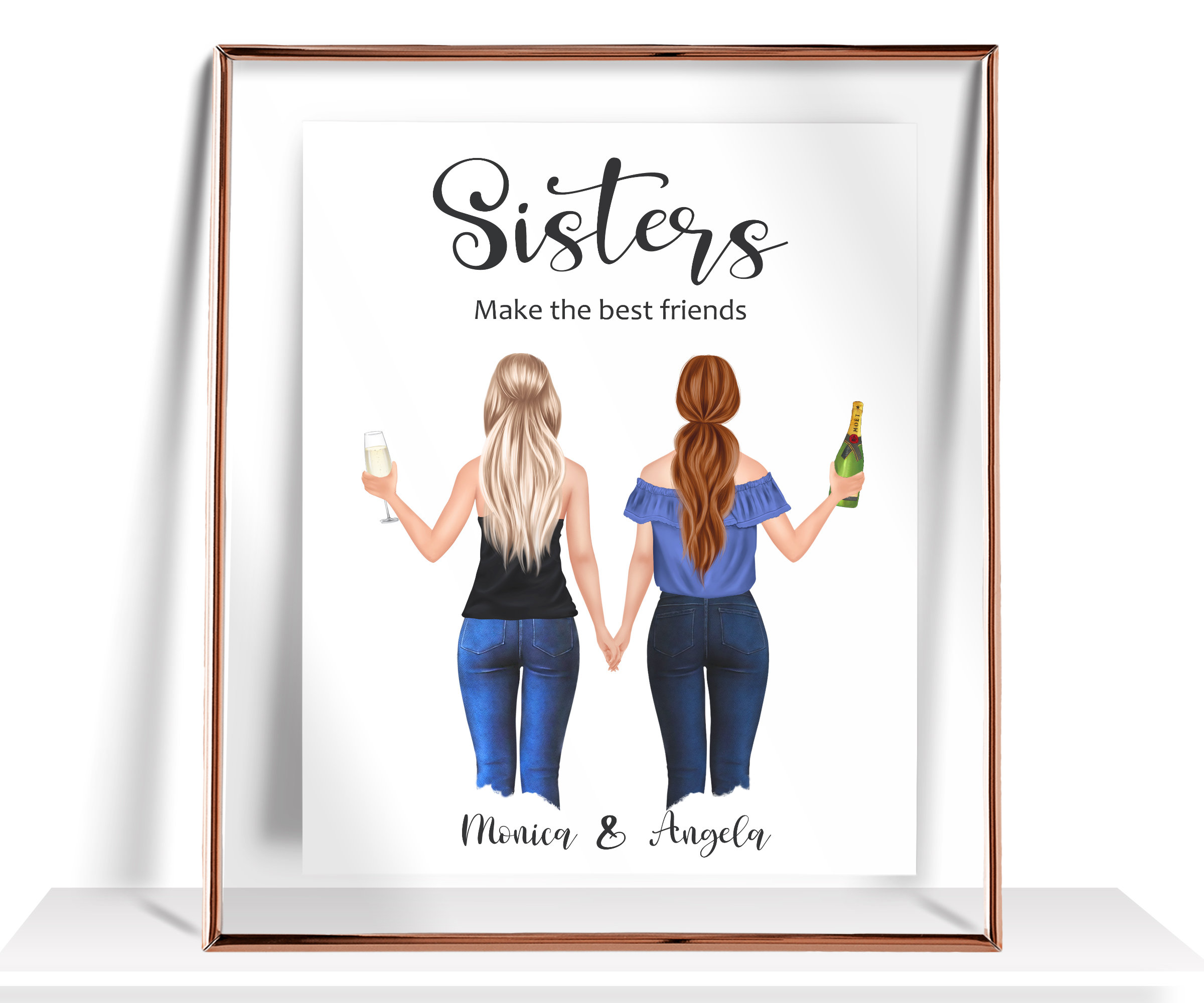 Geschenk Zum 40. Geburtstag Schwester www.etsy.com