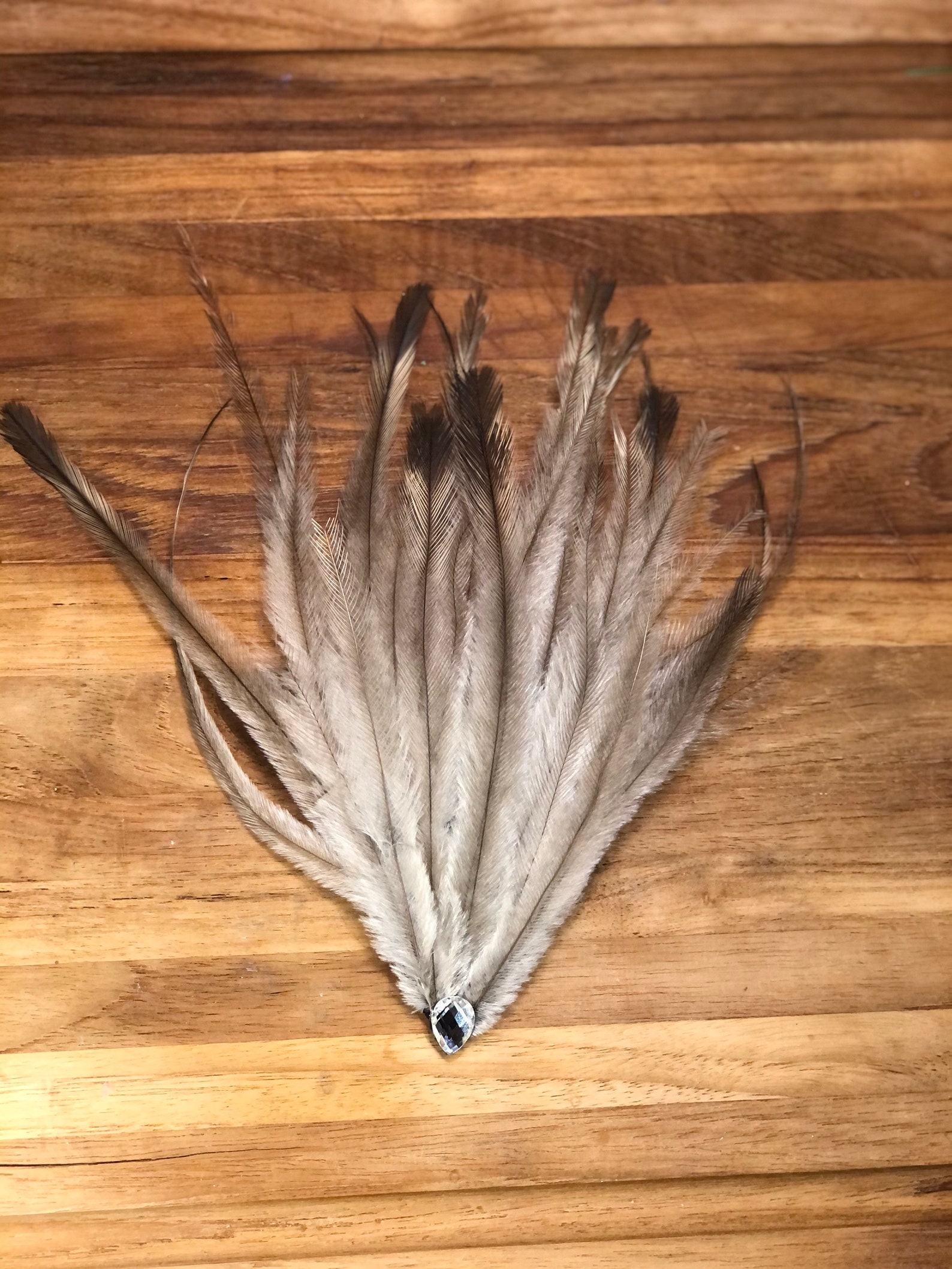 Emu Feather Headpiece Etsy