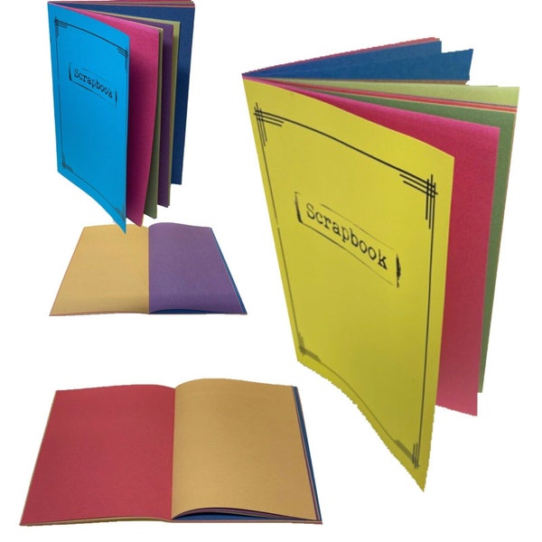 A4 Eco Arts wholesale Scrapbook scrap book photo album recycled A4 bright covers