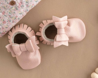 baby girl moccasin slippers