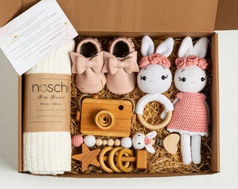 New Mom Gift Basket | New Baby Girl Gift Basket Personalized New Baby Gifts | New Baby Boy Gift | Newborn Gift | Baby Shower Gift