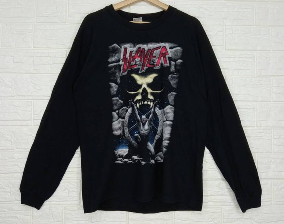 Vintage Slayer Long Sleeve T-shirt Large size