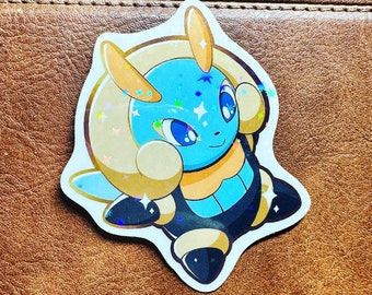 Summer Sunset Shiny Illumise Sticker! Holographic Sticker / Waterproof Sticker / Vinyl Sticker / Laptop Sticker