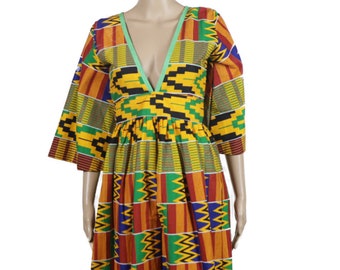 African Print Long Dress Ankara Dress,African Print Fashion,Mixed Print Dress,Summer Maxi dress,Ankara Dress For Women,African Clothing
