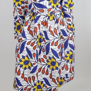 African wax dress Ankara dress African wax print African fashion African outfit for women Ankara designs African clothing for women image 3