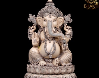 アメジスト彫刻 ガネーシャ像 アメジスト ガネーシャ 彫刻品 置物[T42-458]