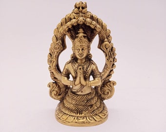 パタンジャリ ゴールド/ブラックカラー像、パタンジャリ卿の置物（自宅