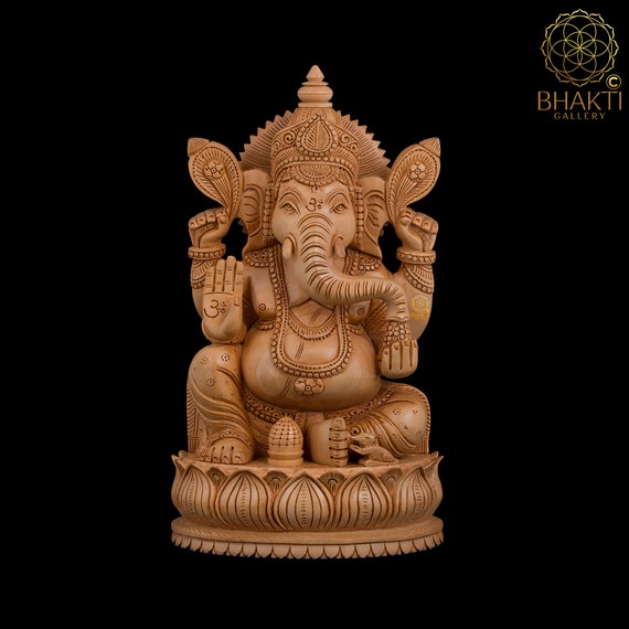 ガネーシャ像 手彫り