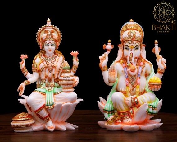 Lakshmi Ganesh Saraswati Statue in Cultured Marble 7 - Etsy Israel Lakshmi Ganesh Saraswati Statue in Cultured Marble 7 - Etsy Israel