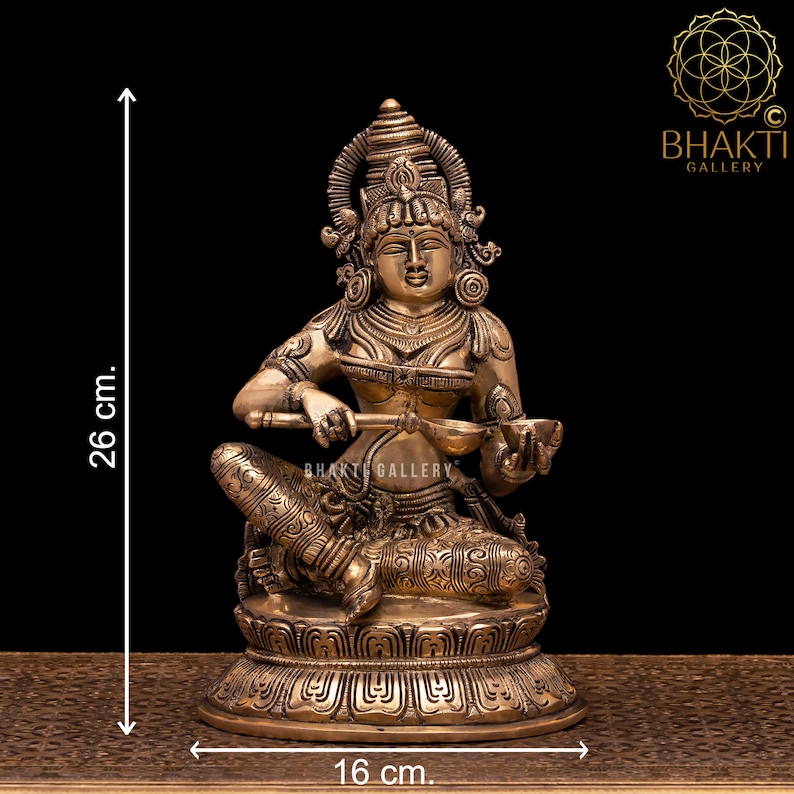 ARTIZANSTORE Solid Brass Octagonal Sundial - 10 Inch Diameter, Polished Finish, Garden Decor