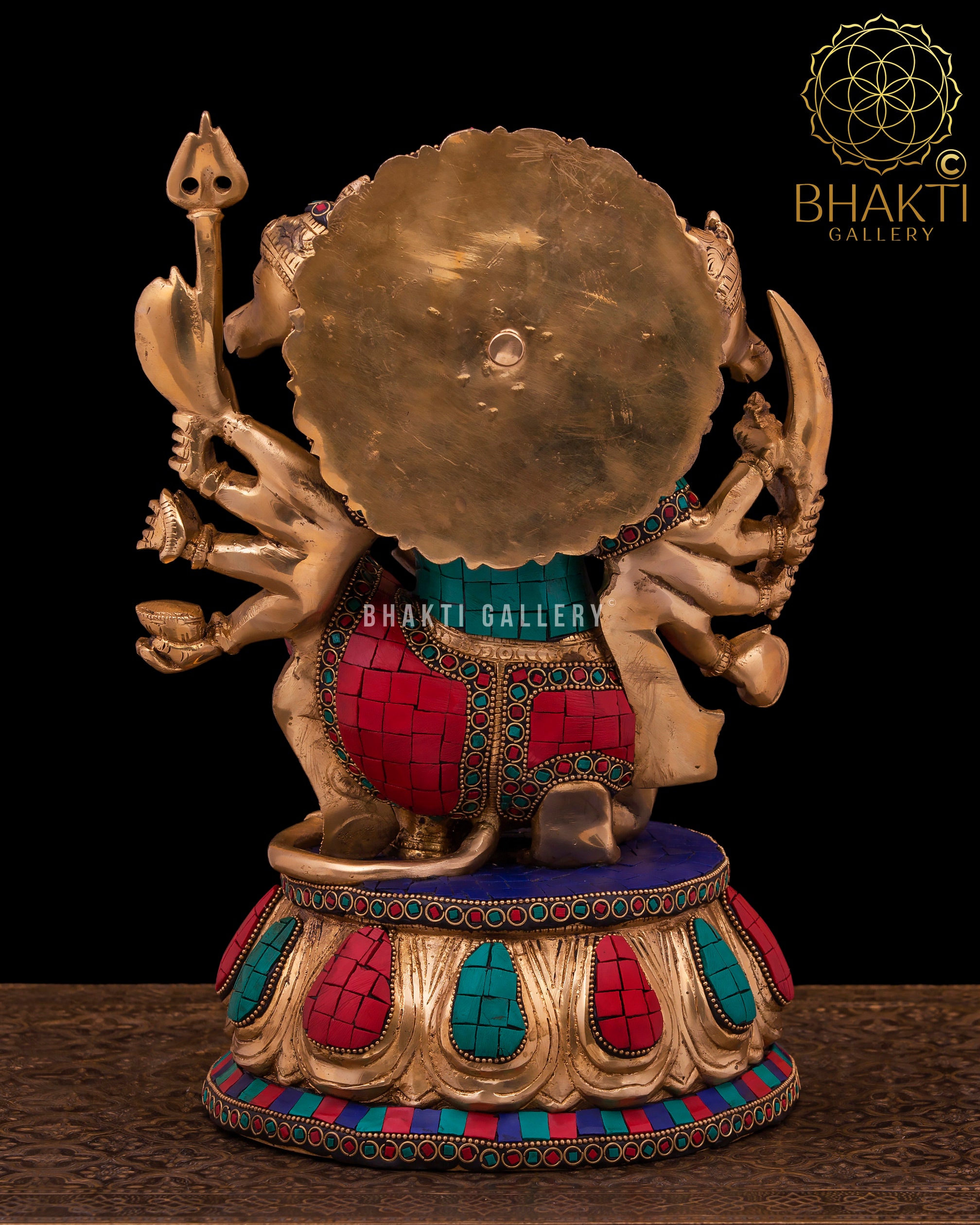 Brass Panchmukhi Hanuman Statue, 14