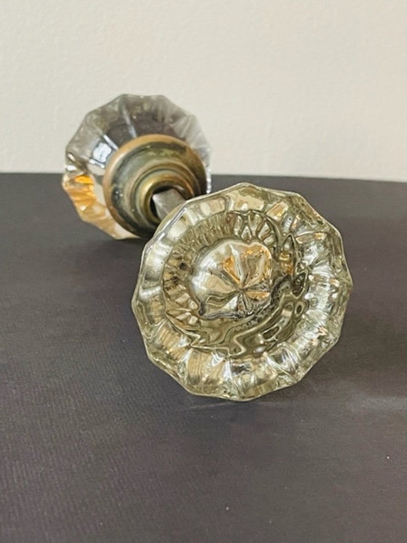 Antique Glass Door Knob - Etsy