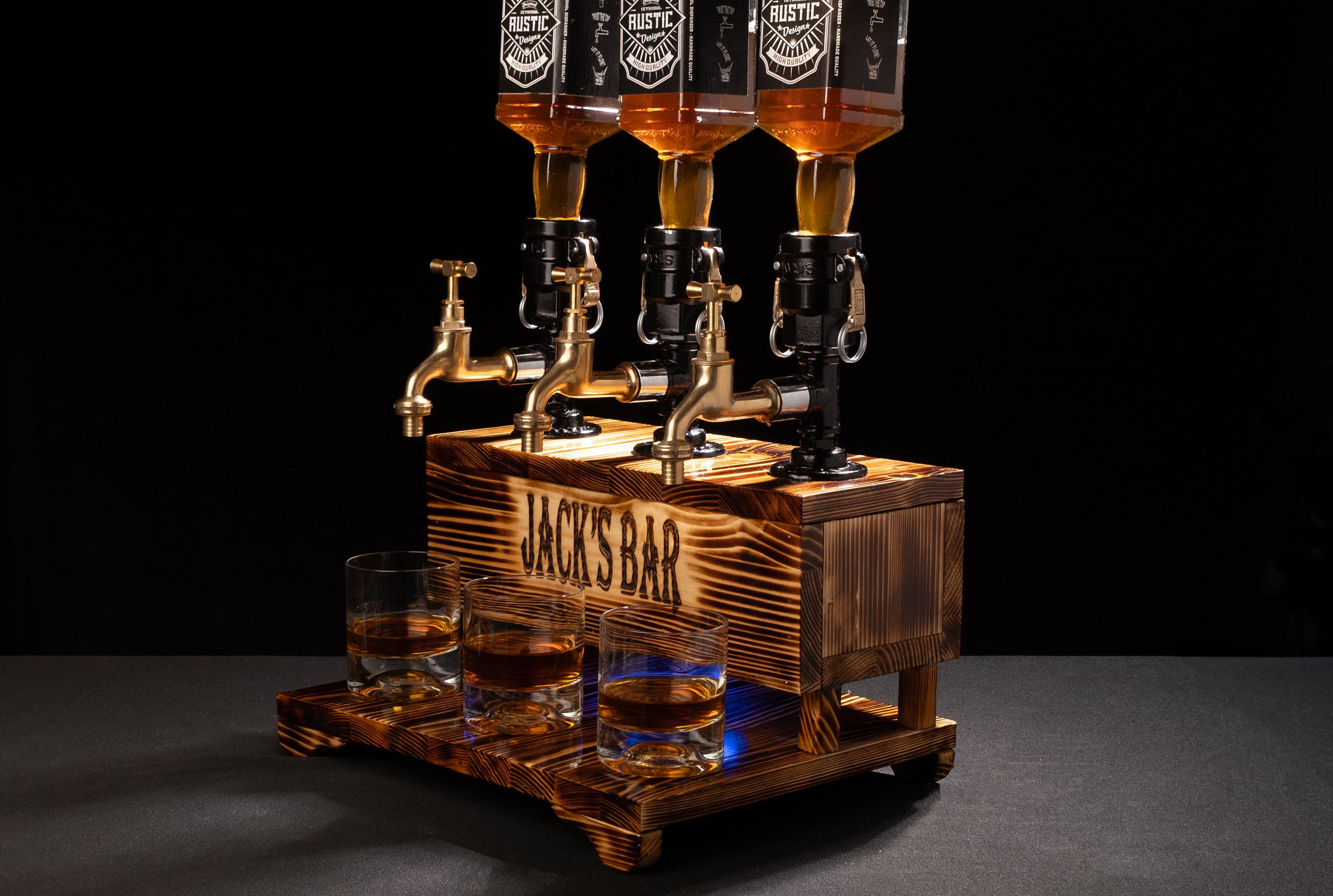 Whiskey bottle stand - Etsy 日本