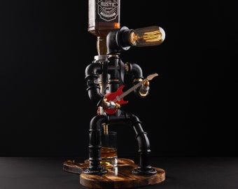 Whiskey dispenser, Steampunk Alcohol Dispenser, Gift for Him, Gift For Husband, Gift for dad, Anniversary Gift for Men, Christmas Gift