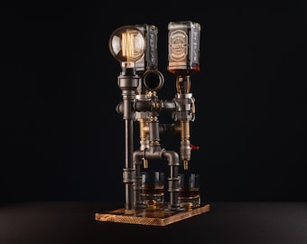 Whiskey dispenser, Steampunk Alcohol Dispenser, Gift for Him, Gift For Husband, Father's Day Gift, Anniversary Gift for Men, Christmas Gift