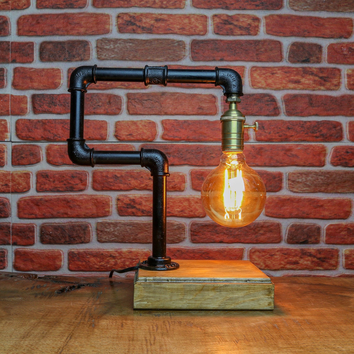 Question Mark Table Lamp Handmade Desk Lamp Steampunk Desk | Etsy