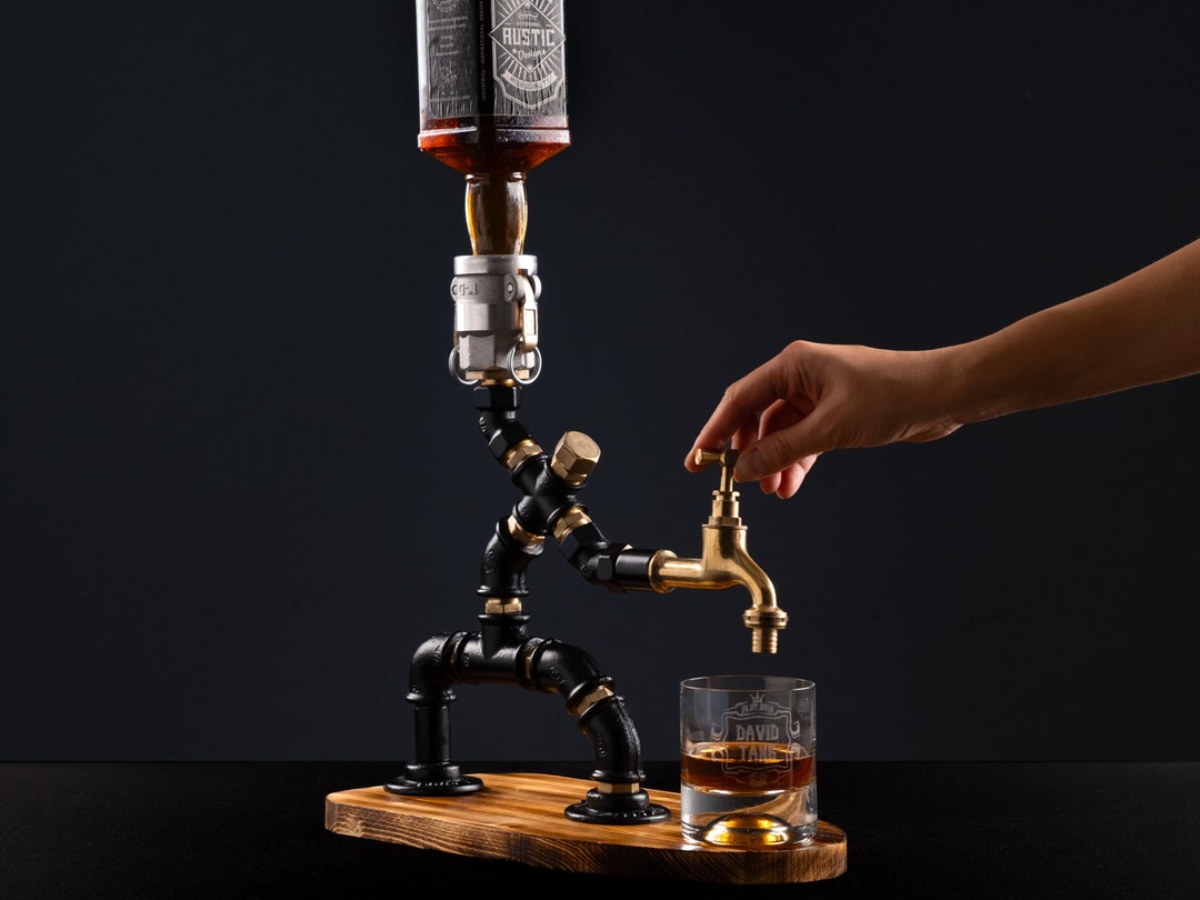 Whiskey dispenser Steampunk Alcohol Dispenser Gift for Him Etsy 日本