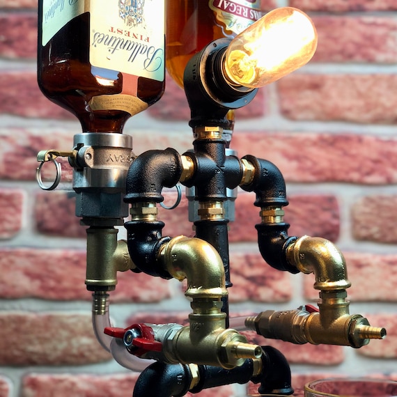 Steampunk Alkohol Spender, Schnaps Whisky Whisky Spender, Hausbar