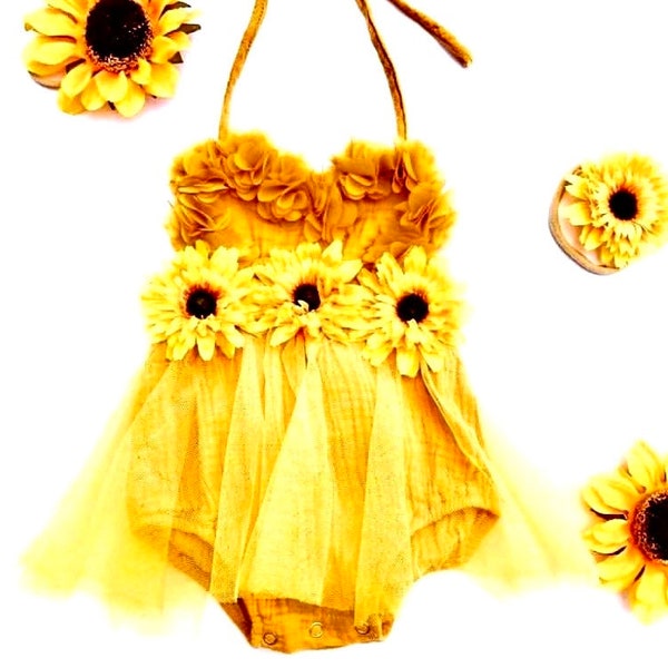 Sunflower Dress Etsy