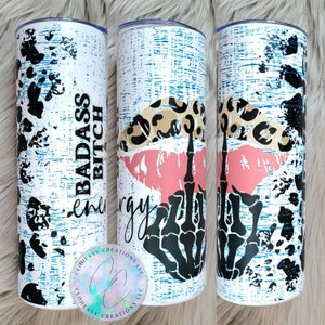 Badass Bitch Energy | Bad Bitch Cup | Female Empowerment | Feminist Tumbler | Custom Bad Bitch Tumbler | Cuss Tumbler | Independent Woman |
