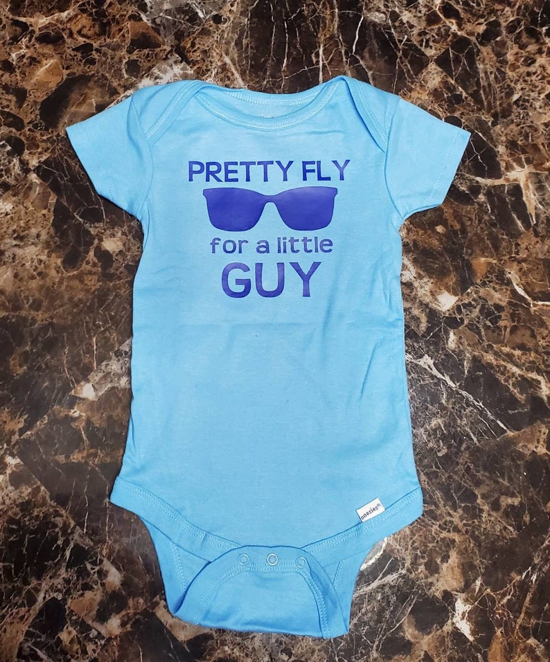 Pretty Fly for a Little Guy Onesie Bodysuit Baby Boy Baby Shower Gift New Baby Baby Girl *