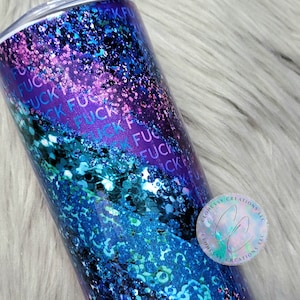 F Bomb Tumbler | Profanity Tumbler | Cuss Word | Curse Word | Inappropriate Gift | Adult Humor | Swear Word | Sassy Gift |  Funny Cup |