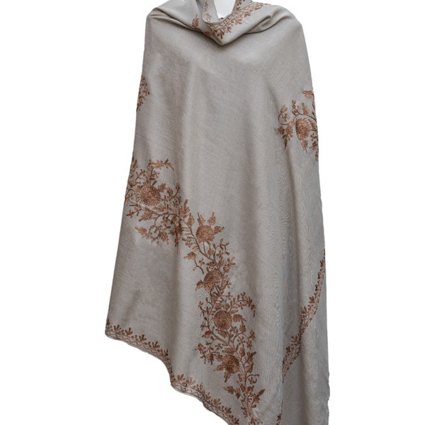 fur pashmina shawl