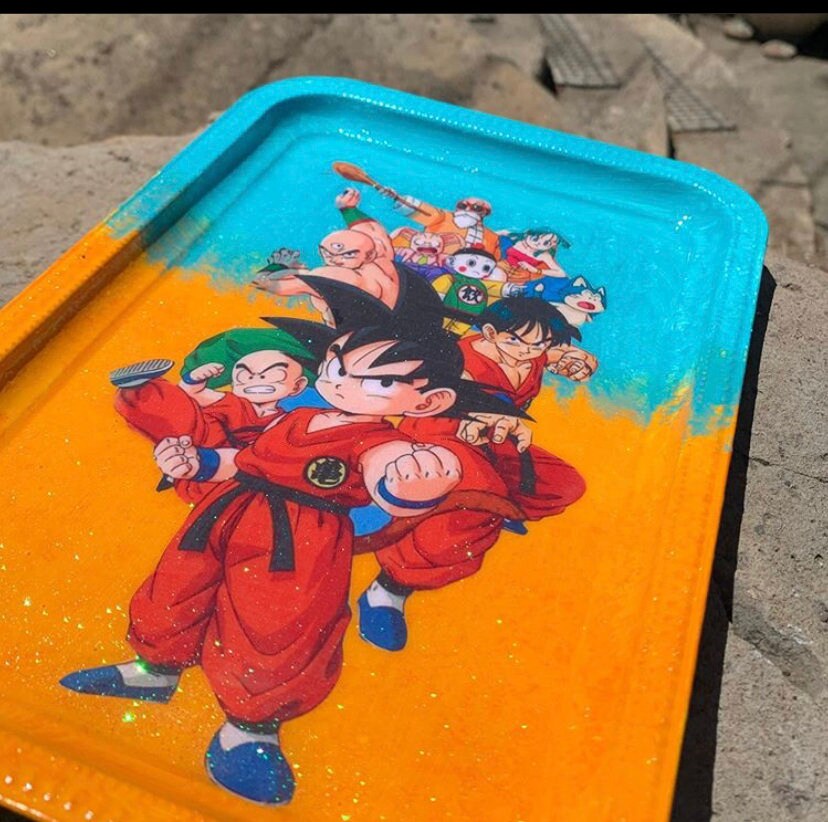 Handmade resin rolling tray 3 | Etsy