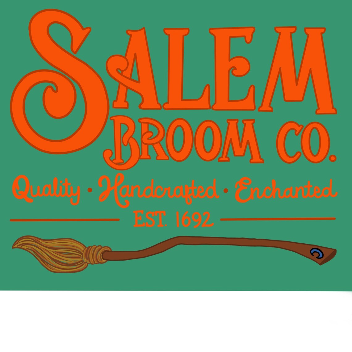 Salem Broom Company Sticker Etsy