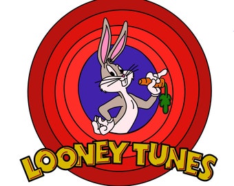 Bugs Bunny Wheelie Bin autocollants stickers frigo Autocollant Voiture Mur Art Stickers