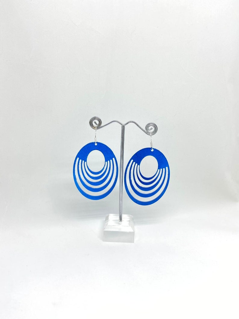 Geometric Earrings Circle Earrings Oval Earrings Beach Earrings Colorful Earrings Gifts for Her Gift for Girlfriend Best Friend Gifts