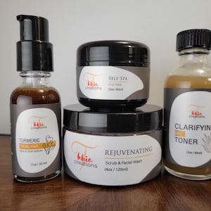 Clear Skin and Smooth Finish Bundle - Skincare Kit for Breakouts, Facial Hair Removal and Radiant Glow