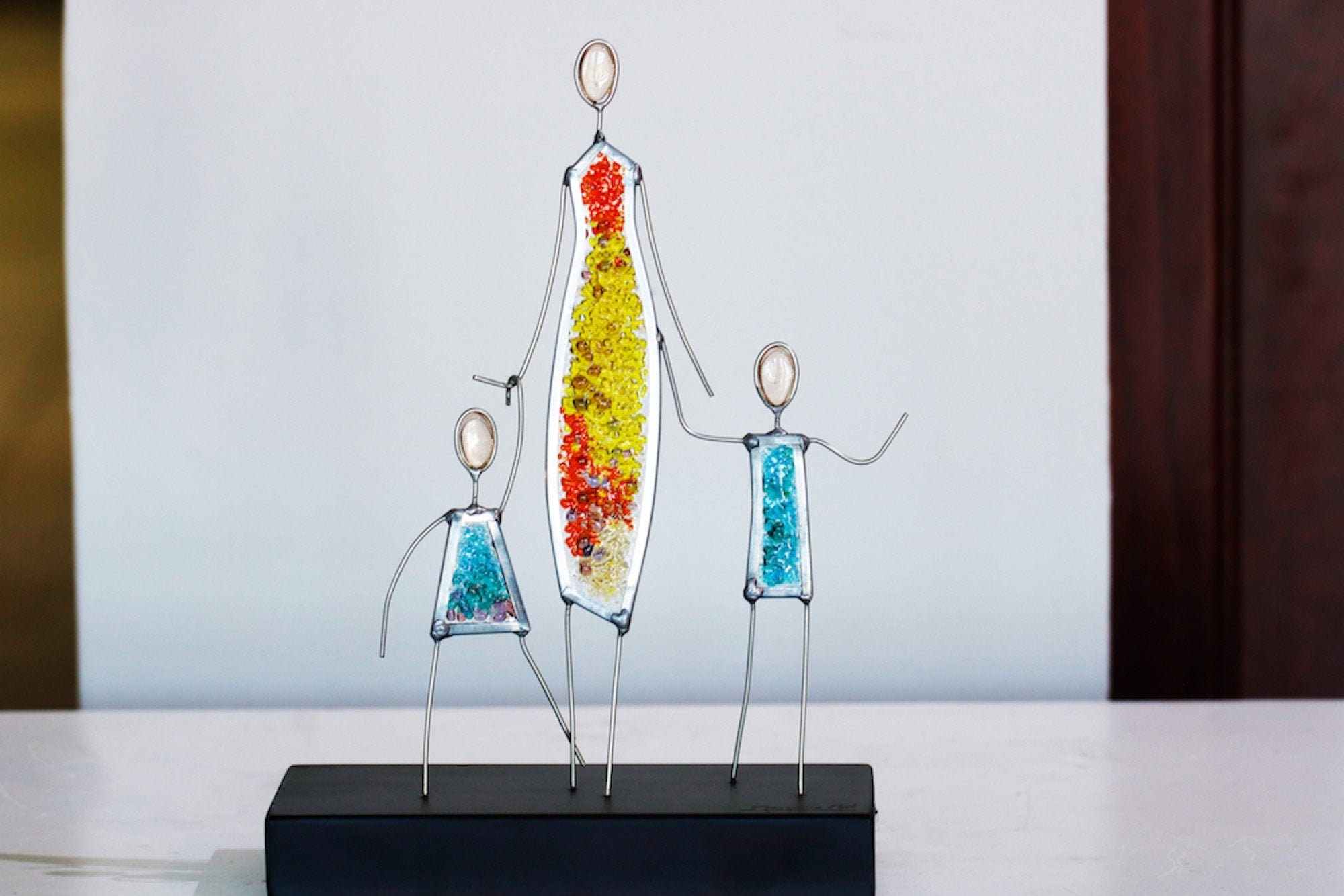 Stained glass Mother's Day From Son Gift Family Etsy