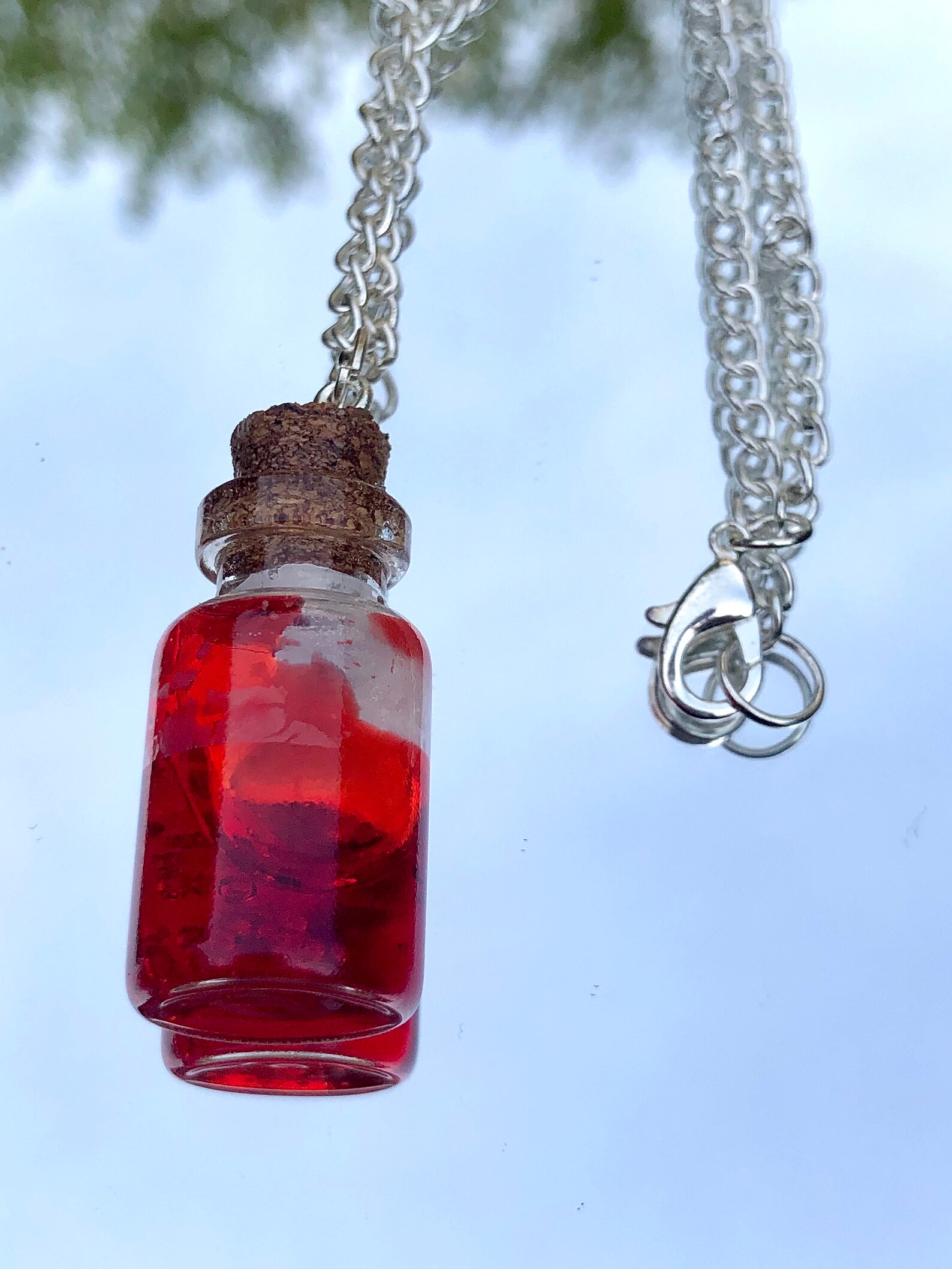 Blood jar necklace Clearance