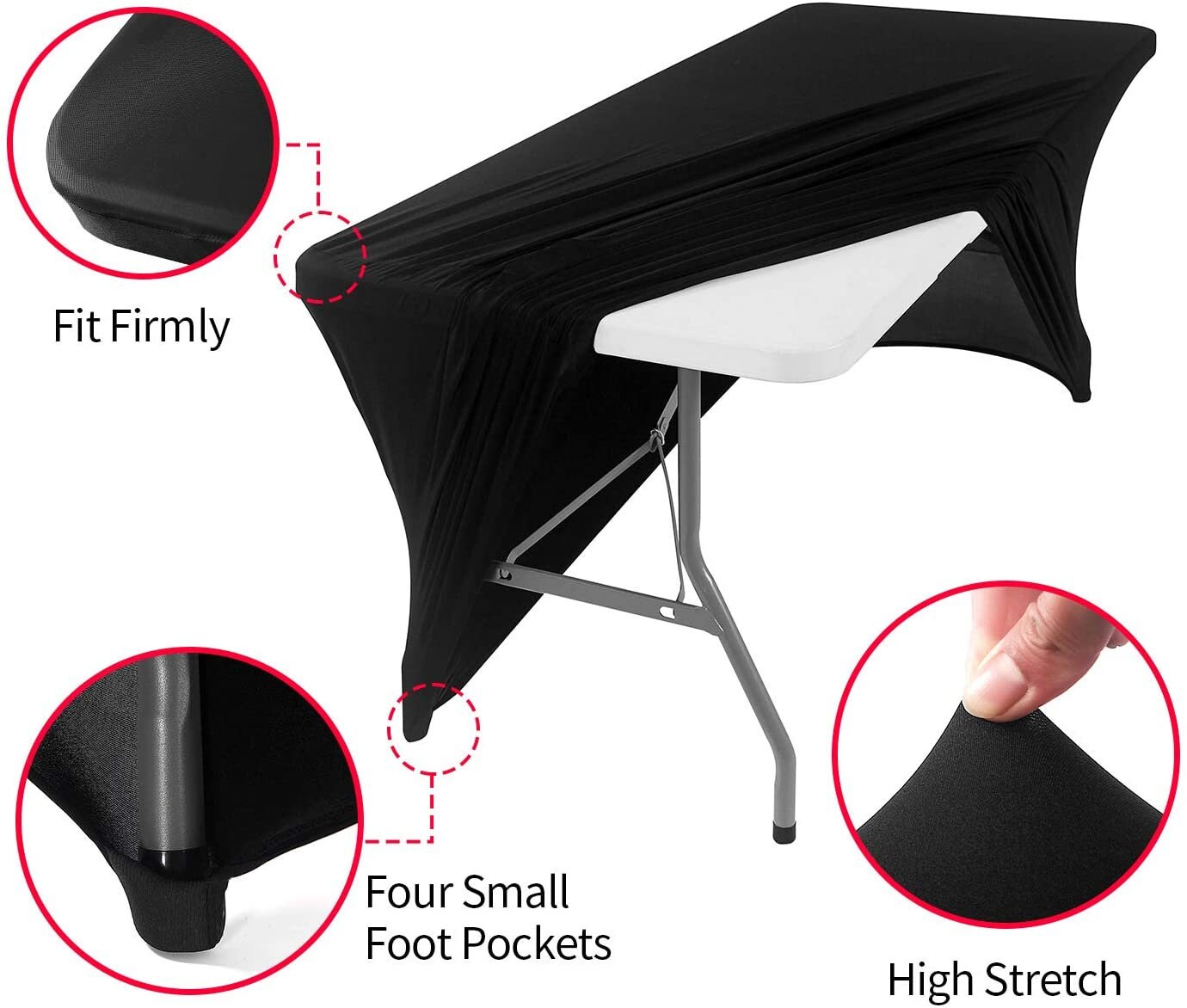 Stretchable Tablecloth Spandex Tight Fit Table Cover for Etsy