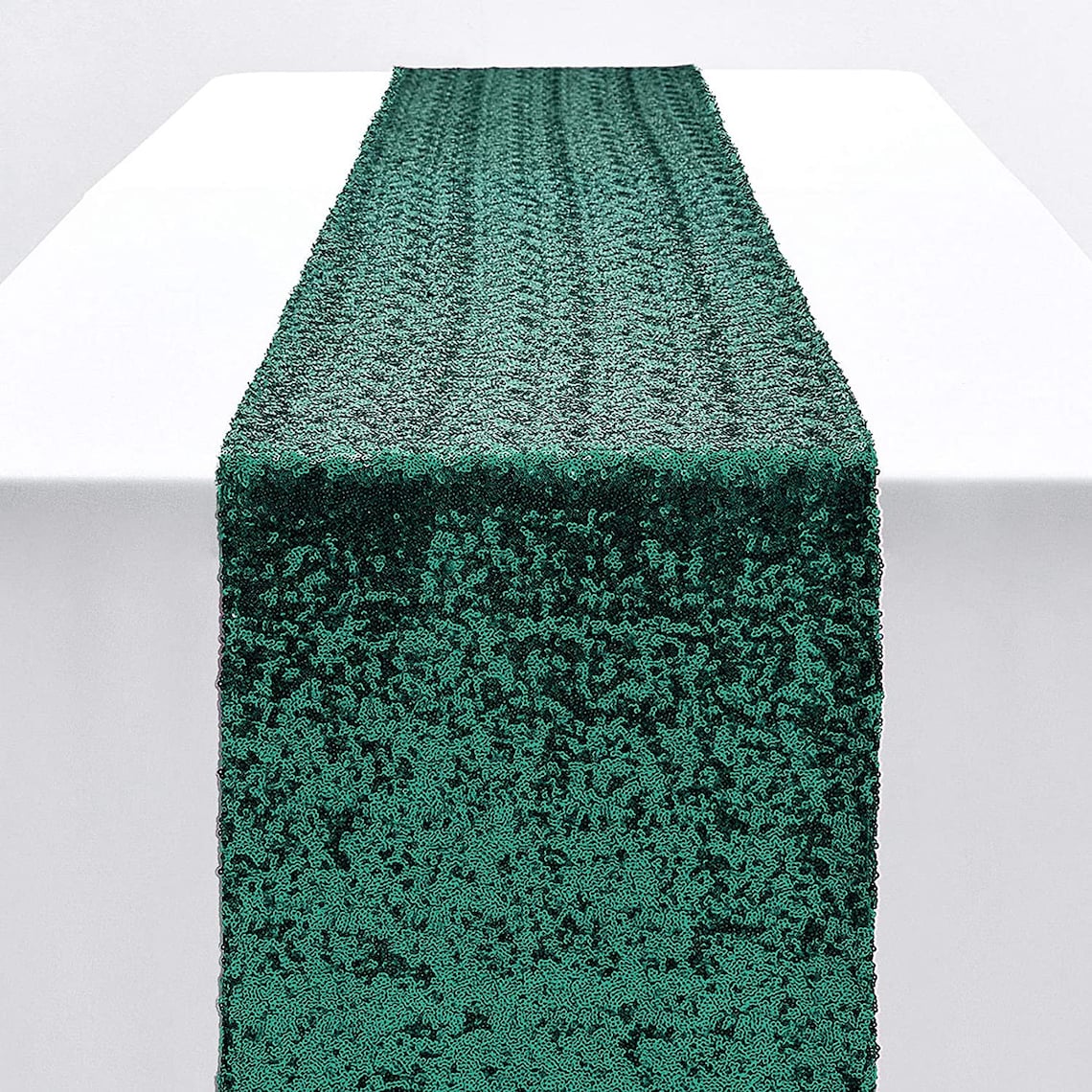 Hunter Green Sequin Table Runner Decorations Wedding Etsy UK