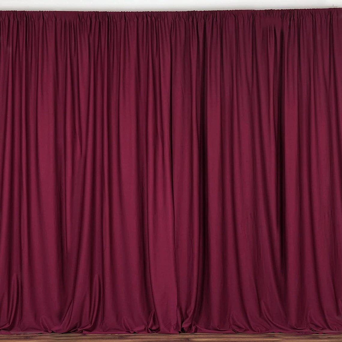 10FT x 10FT Burgundy Satin Polyester Photography Backdrop Etsy