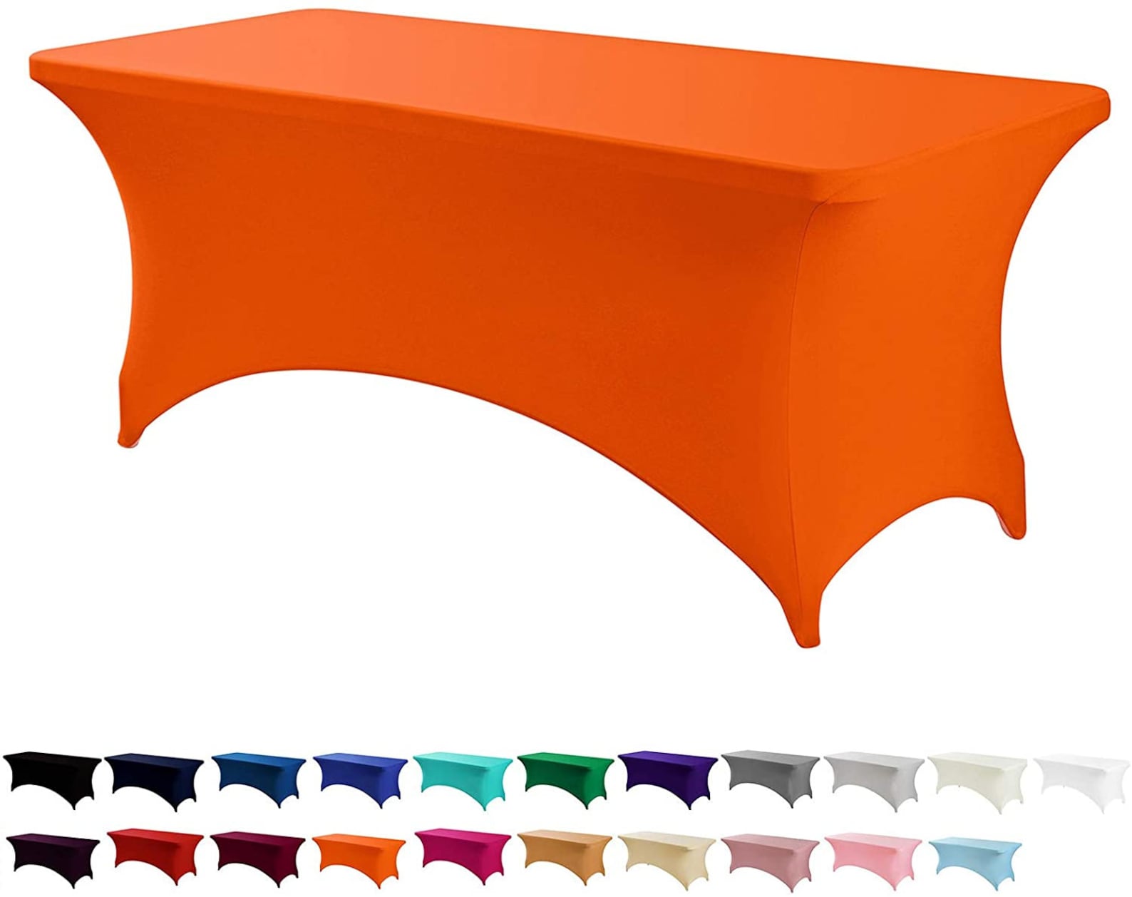 6FT Spandex Table Cover Rectangular Stretch Spandex Tablecloth - Etsy UK