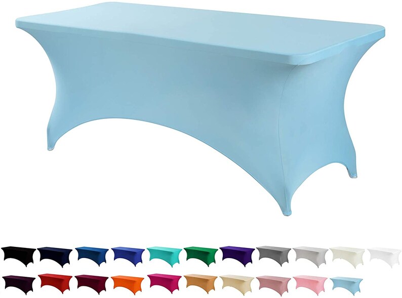 Stretchable Tablecloth Spandex Tight Fit Table Cover for Etsy