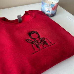 Steve Harrington Inspired Embroidered Crewneck or Hoodie