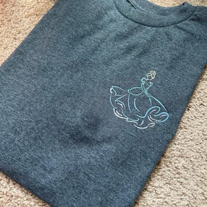 Cinderella Inspired Embroidered T-shirt, Crewneck, or Hoodie
