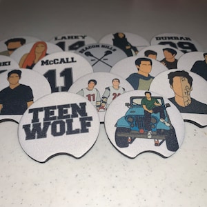 Teen Wolf Car Coasters (one set)