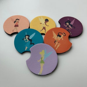 Fairies Car Coaster (one set)
