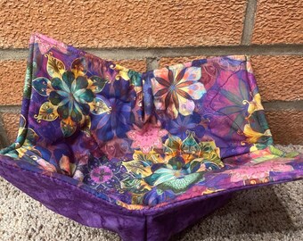 Telas abstractas coloridas con diseño zentangle para cuencos acogedores, agarraderas, paños de cocina y soportes para cazuelas.