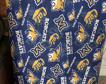 Funda para tazón apta para microondas. Deportes universitarios: Maryland Terps, Montana Grizzlies y Bobcats.